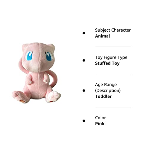 Mew Plush Toy Mew Stuffed Animal Mew Plushies 5 Inches New 2021 Release Very Limited Poke Design