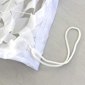 ZEYIJINCHUKOU White Camouflage Net for Hunting Decoration Outdoor Camping Awning Sunshade Shooting Outdoor CS (6X10M)