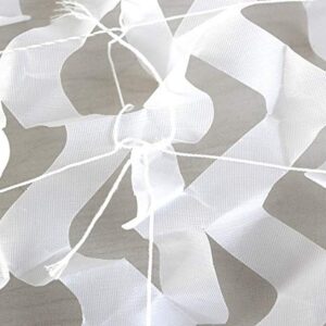 ZEYIJINCHUKOU White Camouflage Net for Hunting Decoration Outdoor Camping Awning Sunshade Shooting Outdoor CS (6X10M)