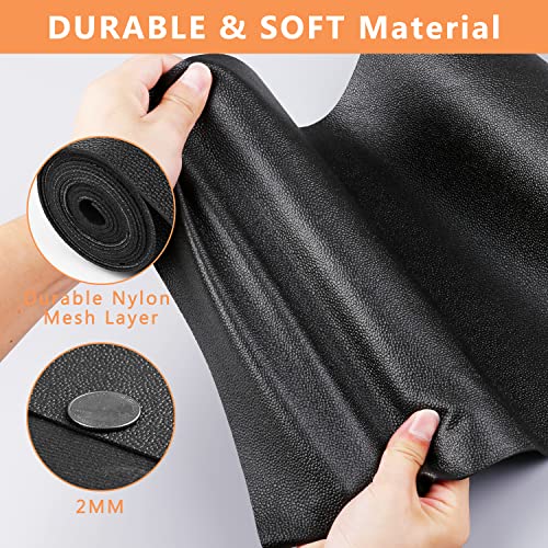 WochiTV Shelf Liner for Cabinets, Drawer 11.8 x 59 inches, Non Adhesive Non Slip Foam Mat for Kitchen, Pantry, Bathroom, Cupboard, Garage, Closet, Shelves, Drawer, Tool Box, Black