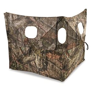 Guide Gear Dual Hub Turkey Hunting Ground Blind, 1-2 Person Tent, Duck, Deer Hunting Gear Equipment Accessories, Mossy Oak Break Up Country, 36"x 36", Mossy Oak Break-Up Country