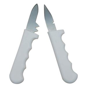 hemoton pro tools scallop t tool 2pcs oyster shuckers opener seafood clam opener cutters scallops shellfish cutters kitchen gadgets tools t tool t tool t tool t tool t tool crab tools