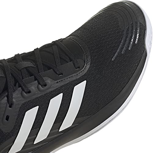 adidas Women's Novaflight Volleyball Sneaker, Core Black/White/White, 8