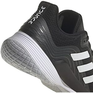 adidas women's novaflight volleyball sneaker, core black/white/white, 8