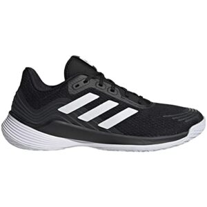 adidas Women's Novaflight Volleyball Sneaker, Core Black/White/White, 8