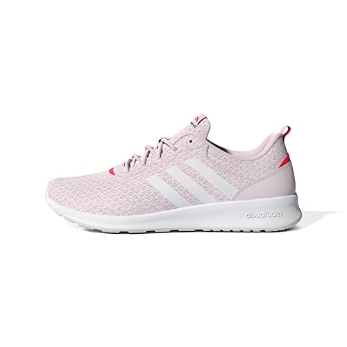 adidas Women's QT Racer 2.0 Running Shoe, Almost Pink/White/Turbo, 5.5