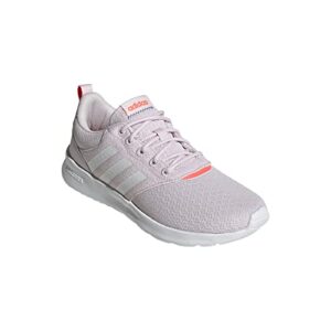 adidas Women's QT Racer 2.0 Running Shoe, Almost Pink/White/Turbo, 5.5