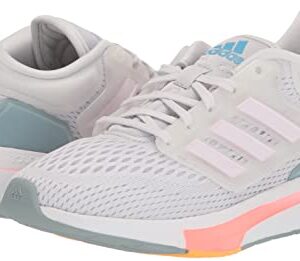 adidas Women's EQ21 Running Shoe, Dash Grey/Almost Pink/Acid Red, 6