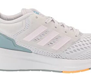 adidas Women's EQ21 Running Shoe, Dash Grey/Almost Pink/Acid Red, 6