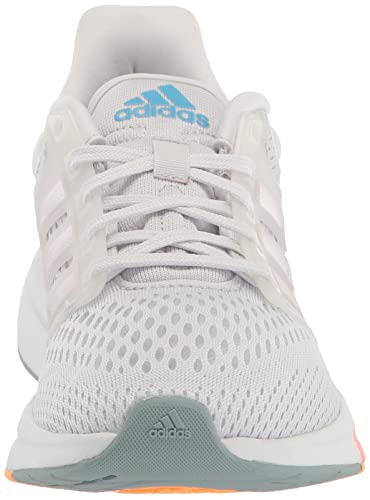 adidas Women's EQ21 Running Shoe, Dash Grey/Almost Pink/Acid Red, 6