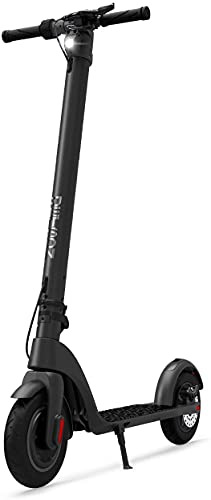 Jetson Knight Adult Electric Scooter, LCD Display, Removeable Rechargeable Battery, Thumb Throttle, Easy-Folding Mechanism, Up To 20 MPH, Range of up to 16 Miles, Ages 12+, Black, JKNGH1-BLK