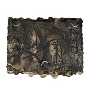 UNISTRENGH Camo Hunting Blinds Military Camouflage Netting for Photography Background Decoration Sunshade Camping Shooting (New Leaf Camouflage)