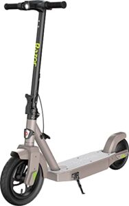 razor c25 sla electric scooter – large air-filled tires, up to 15 mph, durable, foldable, up to 10 miles range, adult electric scooter for commute & recreation