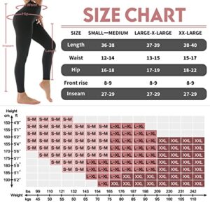 Hmuuo 3 Pack Leggings for Women High Waisted Tummy Control No See-Through Yoga Pants Workout Running Leggings