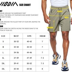Viodia Men's Hiking Cargo Shorts Stretch Quick Dry Lightweight Workout Shorts for Men Casual Fishing Athletic Shorts with Pockets Black