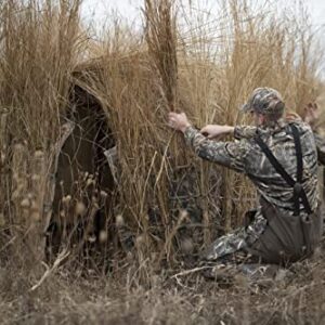 Avian-X G-Blind 4-Person Hunting Blind | Unique G-Shaped Frame Waterfowl Blind in Mossy Oak Shadow Grass Habitats Camo