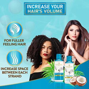 Biotin Shampoo and Conditioner Set with Castor Oil Sulfate Free for Men and Women - With Shea to Promote Intense Moisture for Hair