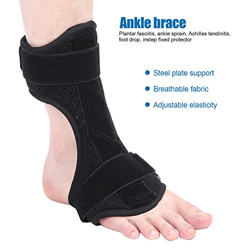 Drop Foot Brace, Drop Foot Support Durable Drop Foot Orthotic Brace Fasciitis Night Splint for Bone Spurs