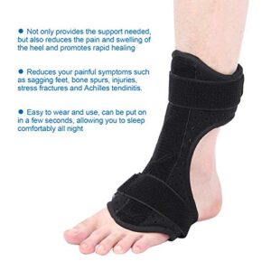 Drop Foot Brace, Drop Foot Support Durable Drop Foot Orthotic Brace Fasciitis Night Splint for Bone Spurs