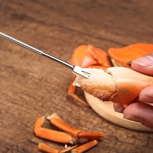 26 PCS Seafood Tools Include Crab Crackers, Seafood Scissors, Lobster Sheller, Crab Hammer,and Shellfish Forks,Nutcracker Set