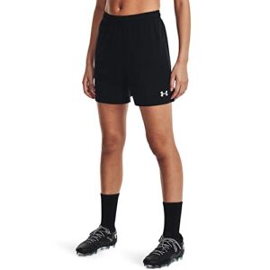under armour women's golazo 3.0 shorts , black (001)/white , medium