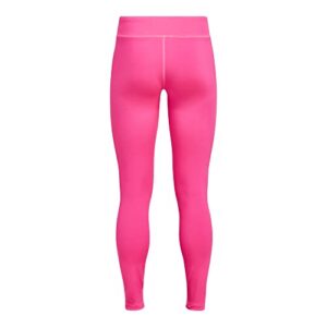 Under Armour girls Motion Leggings , Electro Pink (695)/Jet Gray , Youth Large