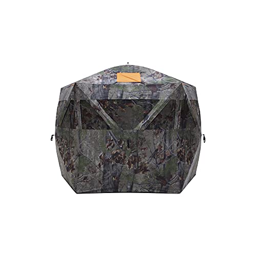 Barronett Blinds® Feather Five, Portable Hunting Blind, Huge Interior, Lightweight, 4-Person, Bloodtrail® Backwoods, 72” x 84” x 84”, FF500BW