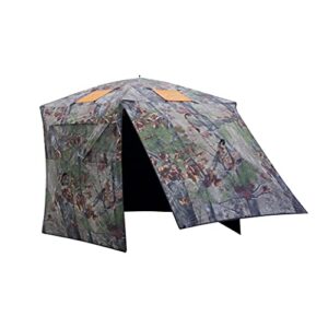 Barronett Blinds® Feather Five, Portable Hunting Blind, Huge Interior, Lightweight, 4-Person, Bloodtrail® Backwoods, 72” x 84” x 84”, FF500BW