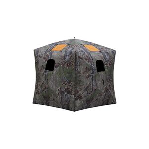 Barronett Blinds® Feather Five, Portable Hunting Blind, Huge Interior, Lightweight, 4-Person, Bloodtrail® Backwoods, 72” x 84” x 84”, FF500BW