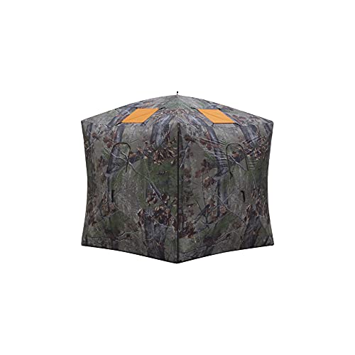 Barronett Blinds® Feather Five, Portable Hunting Blind, Huge Interior, Lightweight, 4-Person, Bloodtrail® Backwoods, 72” x 84” x 84”, FF500BW