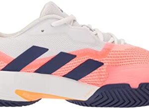 adidas Women's Courtjam Control Tennis Shoe, Acid Red/Legacy Indigo/Turbo, 7.5