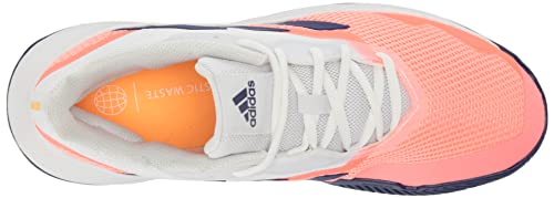 adidas Women's Courtjam Control Tennis Shoe, Acid Red/Legacy Indigo/Turbo, 7.5