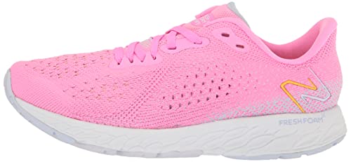 New Balance Women's Fresh Foam X Tempo V2 Running Shoe, Pink/White, 10