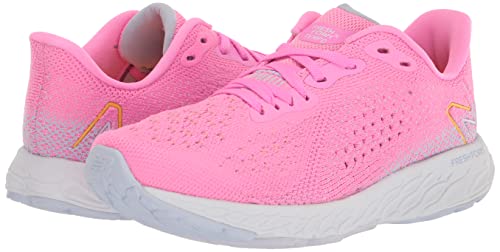 New Balance Women's Fresh Foam X Tempo V2 Running Shoe, Pink/White, 10