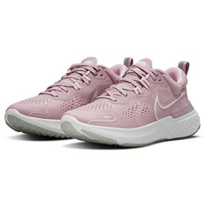 Nike Women's React Miler 2 Shoes, Plum Chalk/White-pink, 8.5