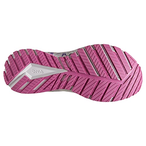 Brooks Women's Revel 4 Running Shoe - White/Lilac/Pink - 9.5