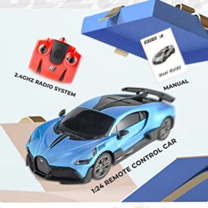 BEZGAR Bugatti Remote Control Car for Boys 8-12 - 1:24 Officially Licensed Bugatti Divo Racing Car Model Vehicle, Experience The Thrill of Bugatti with 2.4Ghz Bugatti Toy Car for Kids and Adults