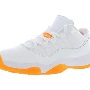 Nike Women's Air Jordan 11 Low WMNS Bright Citrus, White/Bright Citrus, 9W