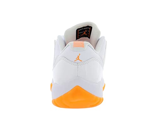 Nike Women's Air Jordan 11 Low WMNS Bright Citrus, White/Bright Citrus, 9W