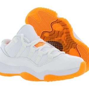 Nike Women's Air Jordan 11 Low WMNS Bright Citrus, White/Bright Citrus, 9W