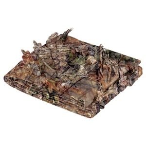 ameristep 3d leafy concealment weatherproof finish die-cut deer turkey hunting camo blind fabric, mobuc