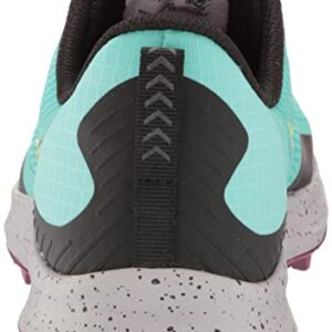 Saucony Women's Peregrine 12 Running Shoe, Cool Mint/Acid, 8