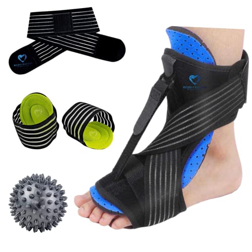 Plantar Fasciitis Night Splint - 2022 Night Splint For Plantar Fasciitis Splint Night Relief for Drop Foot - Adjustable Plantar Fasciitis Brace Night Splint for Plantar Fasciitis Men and Women Achilles Tendonitis Relief