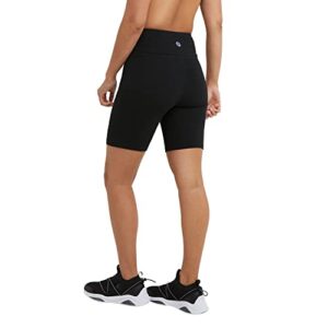 Champion womens 7" Authentic Bike Shorts, Black-550761, Large US