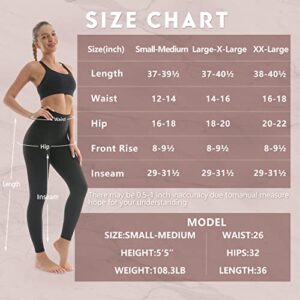 BLUEENJOY 3 Pack Leggings for Women-Butt Lift High Waisted Tummy Control Yoga Pants-Workout Running Leggings