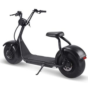2000w Motor Lithium Electric Scooter for Adults, Fat Tire Electric Scooter with Seat, LCD Display, Bright LED Headlight, Hydraulic Front and Rear Brakes and Wide Deck