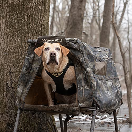 Momarsh Invisi Lab Dog Blind for Waterfowl Hunting & Gun Dogs (Optifade Timber)