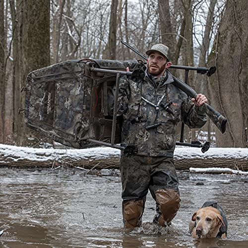 Momarsh Invisi Lab Dog Blind for Waterfowl Hunting & Gun Dogs (Optifade Timber)