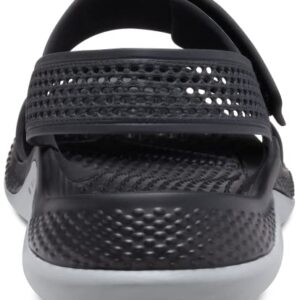 Crocs womens WomenÃ‚â€™s Literide 360 | for Women Sandal, Black/Light Grey, 5 US