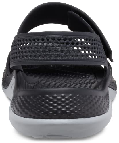 Crocs womens WomenÃ‚â€™s Literide 360 | for Women Sandal, Black/Light Grey, 5 US